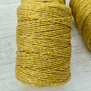 Hilo Encerado con lurex Dorado 20797
