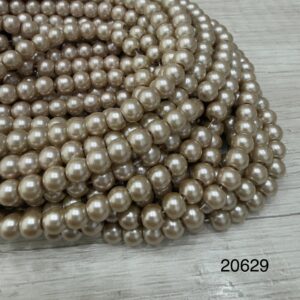 Perlas de Vidrio Perladas 6MM 20629