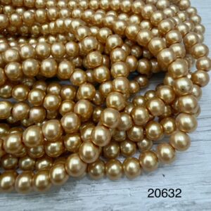 Perlas de Vidrio Perladas 6MM 20632