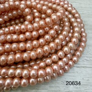 Perlas de Vidrio Perladas 6MM 20634