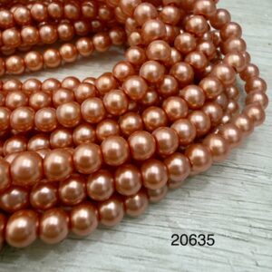 Perlas de Vidrio Perladas 6MM 20635