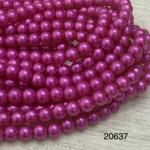 Perlas de Vidrio Perladas 6MM 20637