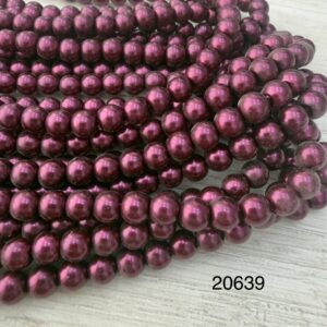 Perlas de Vidrio Perladas 6MM 20639