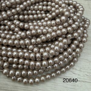 Perlas de Vidrio Perladas 6MM 20640