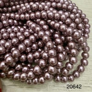 Perlas de Vidrio Perladas 6MM 20642