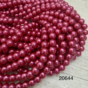 Perlas de Vidrio Perladas 6MM 20644