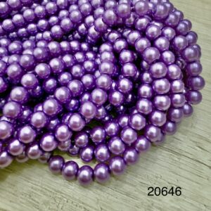 Perlas de Vidrio Perladas 6MM 20646