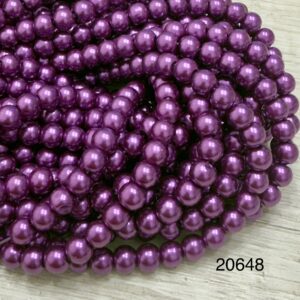 Perlas de Vidrio Perladas 6MM 20648