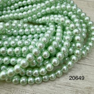 Perlas de Vidrio Perladas 6MM 20649