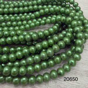 Perlas de Vidrio Perladas 6MM 20650