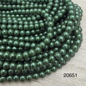 Perlas de Vidrio Perladas 6MM 20651