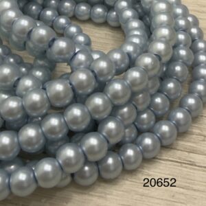 Perlas de Vidrio Perladas 6MM 20652