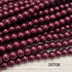Perlas de Vidrio Perladas 4MM 20706