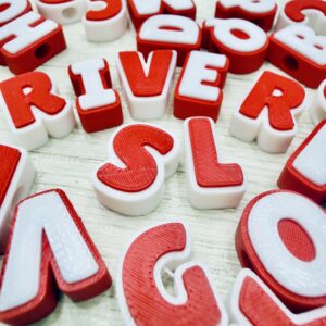 Dije LETRAS RIVER 3D - 20801