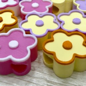 CUENTAS FLOR 3D G PASTEL - 20913