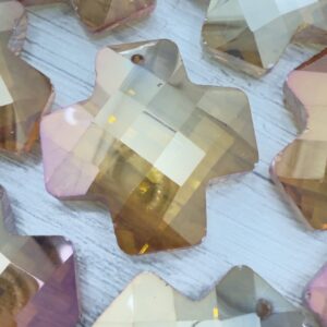 Dije Cristal CRUZ CUADRADA  20771