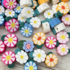 Pasante fimo FLOR   20972