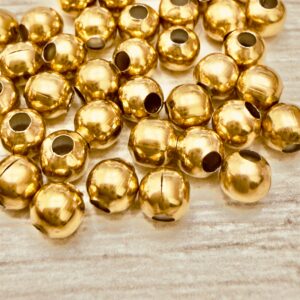 BOLITA ACERO DORADO 4MM -21050