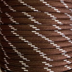 Cordón de Poliéster 5mm CHOCO/BCO 21526