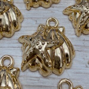 DIJE OSTRA /ESTRELLA MAR DORADO 21736